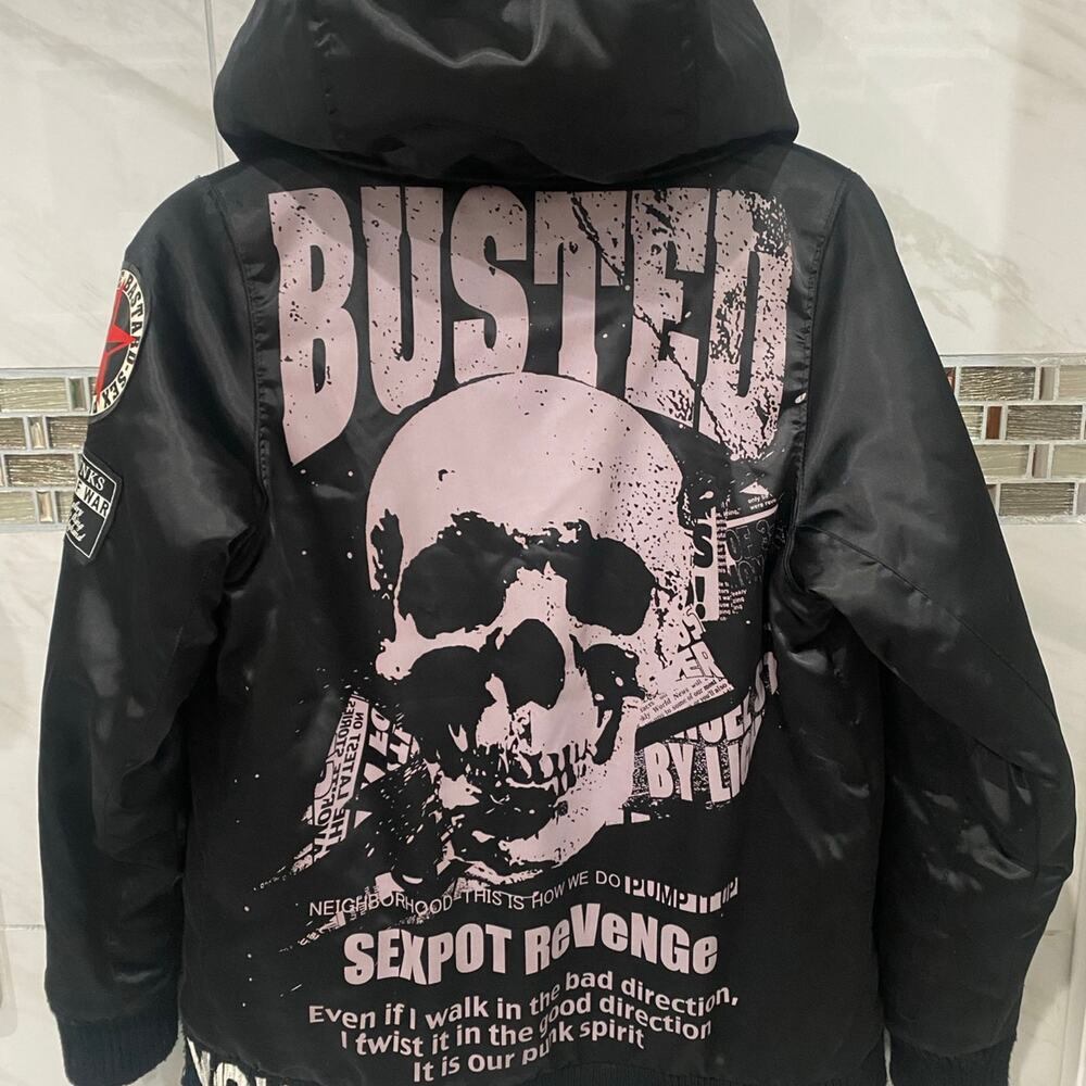 Sex Pot Revenge Punk Skull Size S Jacket Hoodie RARE